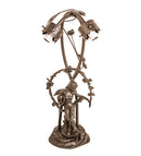 Meyda 17" High Stained Glass Pond Lily 2 Light Trellis Girl Accent Lamp - 251675