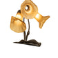 Meyda 16" High Amber Tiffany Pond Lily 3 Light Accent Lamp '251683