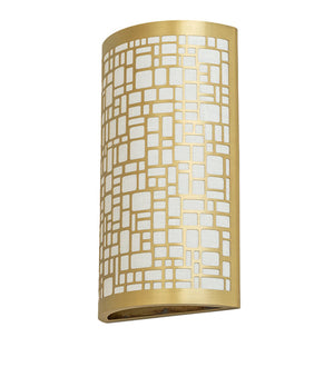 Meyda 10" Wide Cilindro Deco Wall Sconce