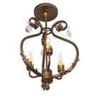 Meyda 12" Wide Antonia 3 Light Chandelier- 252343