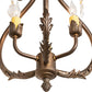 Meyda 12" Wide Antonia 3 Light Chandelier- 252343