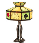 Meyda 32.5" High Poker Face Table Lamp- 252404