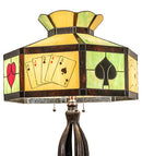 Meyda 32.5" High Poker Face Table Lamp- 252404