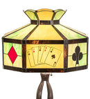 Meyda 32.5" High Poker Face Table Lamp- 252404