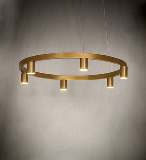 Meyda 47" Wide Korfu 6 Light Chandelier 252728