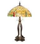 Meyda 33" High Duffner & Kimberly Hollyhock Table Lamp- 253006