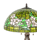 Meyda 31" High Tiffany Banded Dogwood Table Lamp- 253008