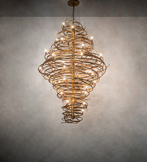 Meyda 60" Wide Cyclone 36 Light Chandelier 253231