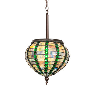 Meyda 13" Wide Jeweled Beehive Pendant 254233