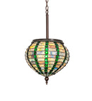 Meyda 13" Wide Jeweled Beehive Pendant 254233