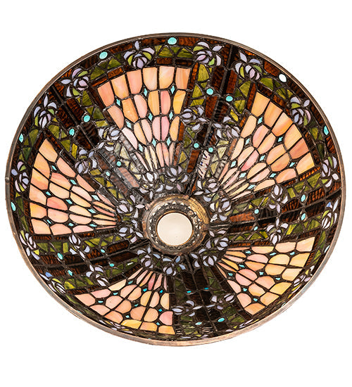 Meyda 16" Wide Fleur-de-lis Shade '254245