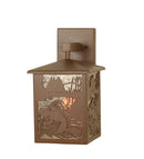 Meyda 7" Wide Beaver at Work Solid Mount Wall Sconce 254801
