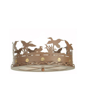 Meyda 16" Wide Ducks in Flight Fan Light Fixture 254827
