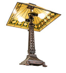 Meyda 27" High Diamond Band Mission Table Lamp- 255015