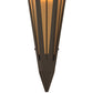 Meyda 7.25" Wide Brum Wall Sconce 255671