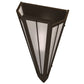 Meyda 7.25" Wide Brum Wall Sconce 255671