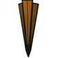 Meyda 7.25" Wide Brum Wall Sconce 255671