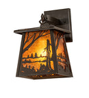Meyda 7" Wide Quiet Pond Wall Sconce 256817