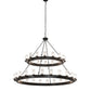 Meyda 72" Wide Noziroh Ring 40 Light Two Tier Chandelier- 256824