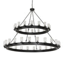 Meyda 72" Wide Noziroh Ring 40 Light Two Tier Chandelier- 256824