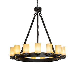 Meyda 42" Wide Noziroh Ring 15 Light Chandelier 256971