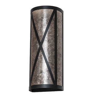 Meyda 7" Wide Saltire Craftsman Wall Sconce '258064