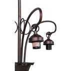 Meyda 24"W Mahogany Bronze 3 LT Chandelier Hardware '25888
