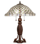 Meyda 25" High Diamond & Jewel Table Lamp- 258910