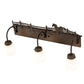 Meyda 27" Wide Running Horse 3 Light Vanity Light 259225
