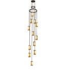 Meyda 30" Wide Cartier 12 Light Cascading Chandelier 259624