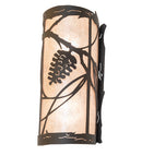 Meyda 6" Wide Whispering Pines Right Wall Sconce 259961