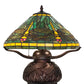 Meyda 17" High Tiffany Dragonfly Table Lamp - 261256