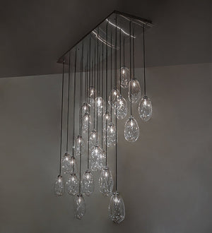 Meyda 72" Long Celine 24 Light Oblong Cascading Pendant 263357