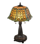 Meyda 26" High Duffner & Kimberly Shell & Diamond Table Lamp- 264839