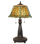 Meyda 26" High Duffner & Kimberly Shell & Diamond Table Lamp- 264839