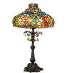 Meyda 28" High Dragonfly Rose Table Lamp- 264996