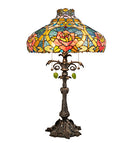 Meyda 28" High Dragonfly Rose Table Lamp- 264996