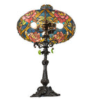 Meyda 28" High Dragonfly Rose Table Lamp- 264996