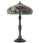 Meyda 26" High Tiffany Peony Table Lamp- 265071