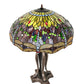 Meyda 33" High Tiffany Hanginghead Dragonfly Table Lamp - 265224