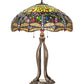 Meyda 33" High Tiffany Hanginghead Dragonfly Table Lamp - 265224