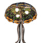 Meyda 33" High Tiffany Hanginghead Dragonfly Table Lamp - 265224