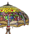 Meyda 33" High Tiffany Hanginghead Dragonfly Table Lamp - 265224