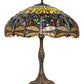 Meyda 26" High Tiffany Hanginghead Dragonfly Table Lamp- 265288