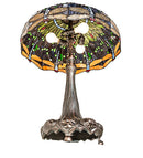 Meyda 31" High Tiffany Hanginghead Dragonfly Table Lamp- 265347