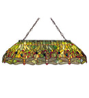 Meyda 40"L Tiffany Hanginghead Dragonfly Oblong Pendant 26544