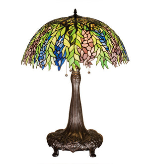 Meyda 31"H Tiffany Honey Locust Table Lamp 26575