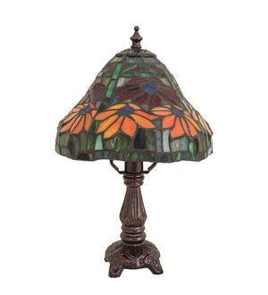 Meyda 13" High Poinsettia Mini Lamp - 26633