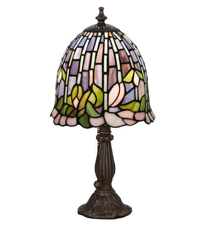 Meyda 15" High Flowering Lotus Mini Lamp '26647