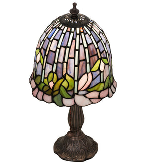 Meyda 15" High Flowering Lotus Mini Lamp '26647